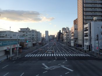 大分都市計画道路　県庁前古国府線舗装工事